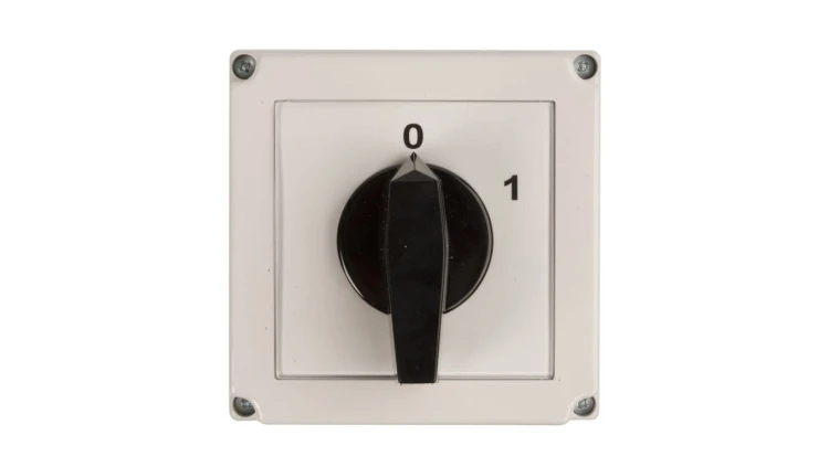 Łącznik krzywkowy 0-1 3P 40A w obudowie 4G40-10-PK R214 63-840306-041