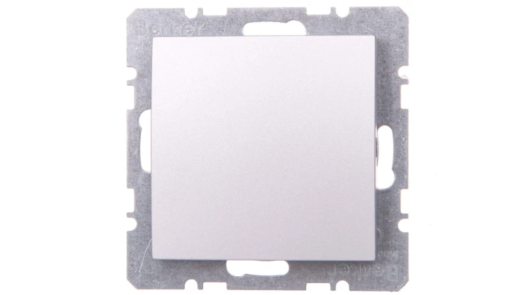 Berker/B.1/B.3/B.7 Glas Zaślepka z elementem centralnym aluminium 10091404