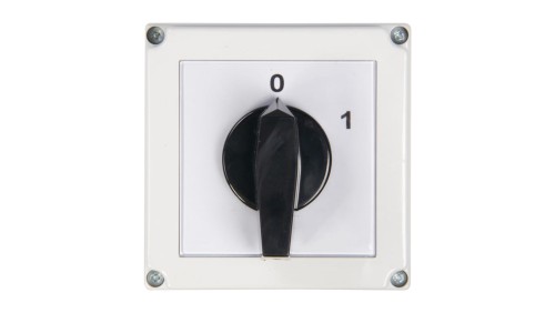 Łącznik krzywkowy 0-1 3P 63A w obudowie 4G63-10-PK R214 63-840306-051
