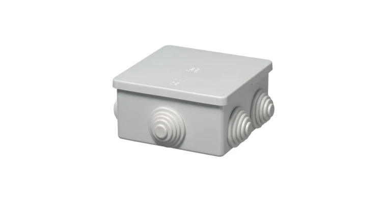 Puszka natynkowa kwadratowa samogasnąca 960 stopni C seria 400A IP4480x80x40 EC400C3A