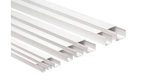 Kanał kablowy z pokrywą CP 50x50biały /2m/ ECCP5050B