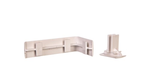 Pokrywa styku kanału do RAPID 45-2 100/165mm 168x55x15 GK-KS45-1RW biała 6113020 /6szt./