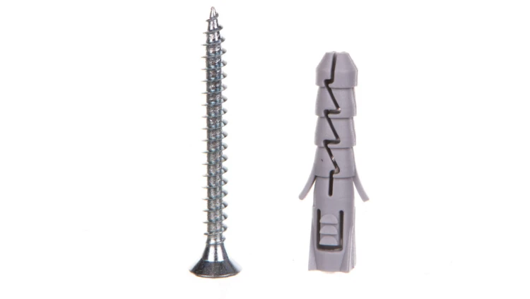 Kołek rozporowy Rawlplug FIX-08+550 8 x 40 mm z wkrętem 5,0 x 50 mm (200 szt.) – do mocowania lekkich instalacji