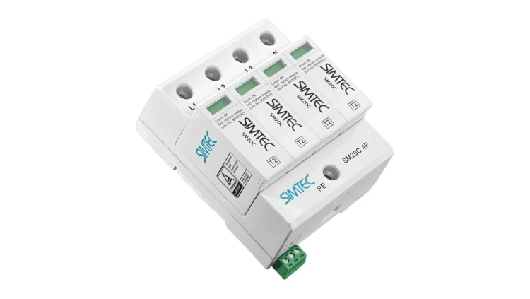 Ogranicznik przepięć Typ T2 4P 20kA SIMTEC SM20C/4-275 85102000
