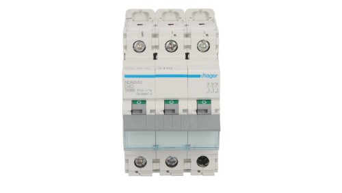 Wyłącznik nadprądowy 3P D 40A 10kA AC MCB NDN340