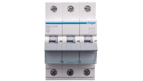 Wyłącznik nadprądowy 3P B 32A 6kA AC MBN332E