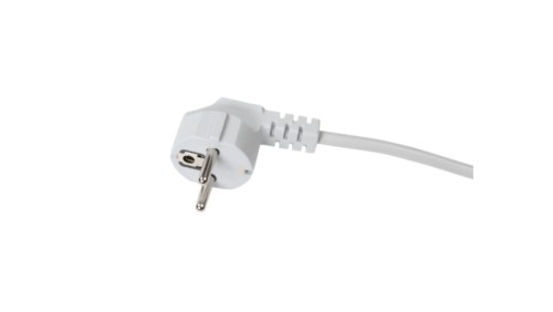 Przewód przyłączeniowy z wtyczką WJ-22 z/u Uni-Schuko 1,5m H03VV-F 3x0,75 biały