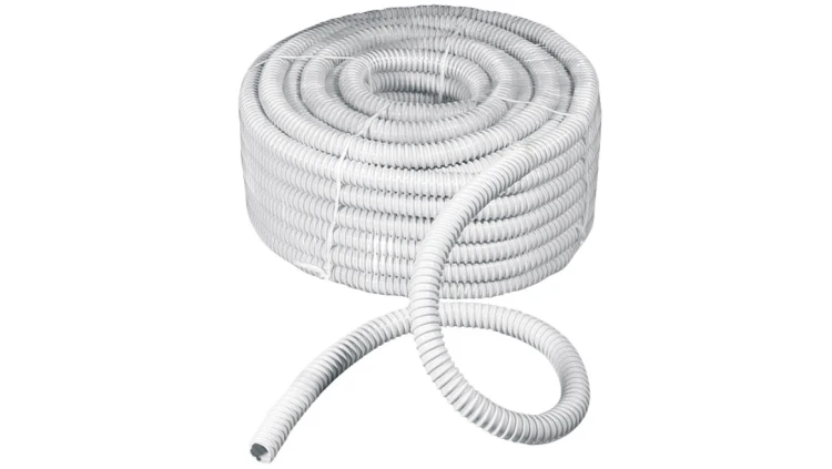 Rura spiralna wysokoelastyczna szara PVC fi22 ECGFE22 /30m/