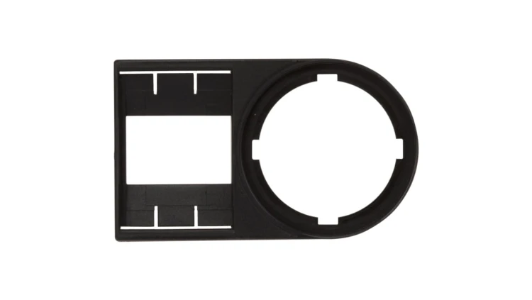 Tabliczka opisowa 50x30mm czarna prostokątna bez etykiety M22S-ST-X 216392/opak.=25szt./