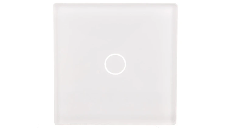 TouchMe Mały panel szklany, łącznik pojedynczy, biały TM530W
