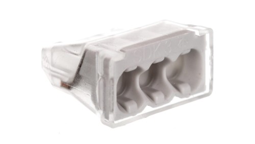 Szybkozłączka 3x 0,5-2,5mm2 450V 24A jasnoszara 61 325 LGR 2054485 /100szt./
