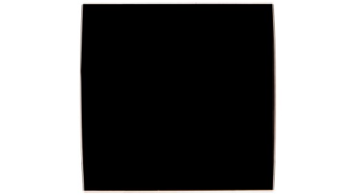Panel do ramki i korpusu 125mm biały mrożony Trax Glass PTG125