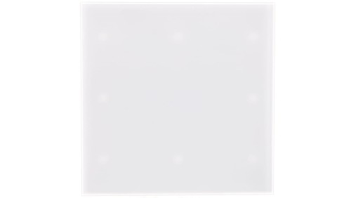 Panel do ramki i korpusu 100mm biały mrożony Trax Glass PTG100
