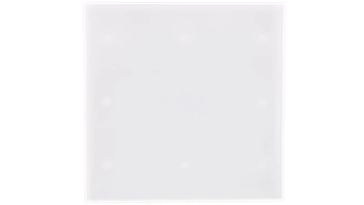 Panel do ramki i korpusu 100mm biały mrożony Trax Glass PTG100