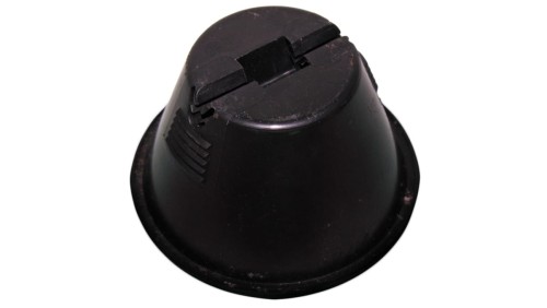 Uchwyt betonowy w tworzywie do prowadzenia drutu, okrągły z dnem KM50