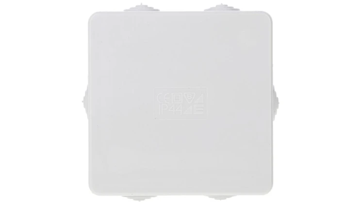 Puszka n/t hermetyczna PI z dławikami, pokrywa na zatrzask IP44 80x80 31.180