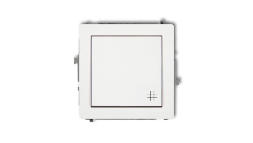 DECO Łącznik krzyżowy biały DWP-6