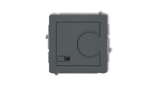 DECO Regulator elektroniczny temperatury z czujnikiem powietrznym grafitowy mat 28DRT-2
