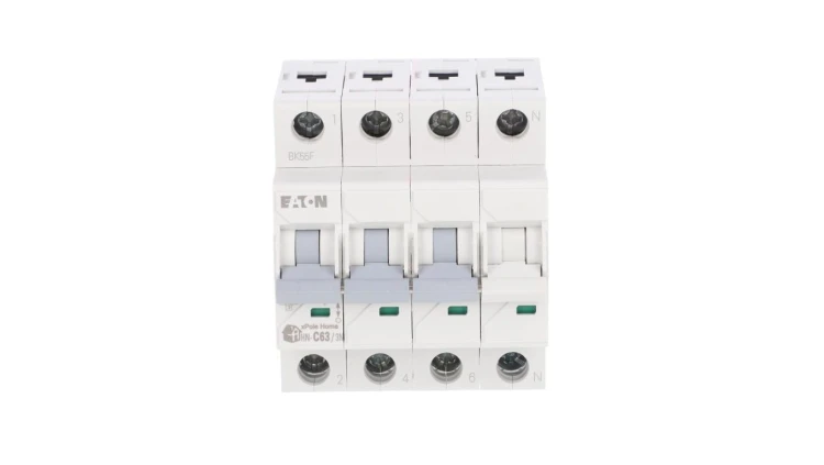 Wyłącznik nadprądowy 3P+N C 63A 6kA AC xPole Home HN-C63/3N 194917