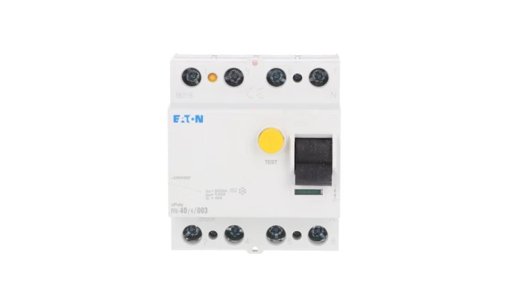 Wyłącznik różnicowoprądowy 4P 40A 0,03A typ AC PF6-40/4/003 286508