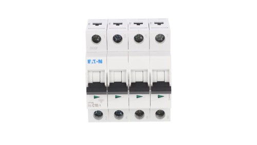 Wyłącznik nadprądowy 4P C 10A 6kA AC PL6-C10/4 166515