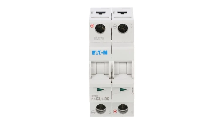 Wyłącznik nadprądowy 2P C 3A 10kA DC PL7-C3/2-DC 264897
