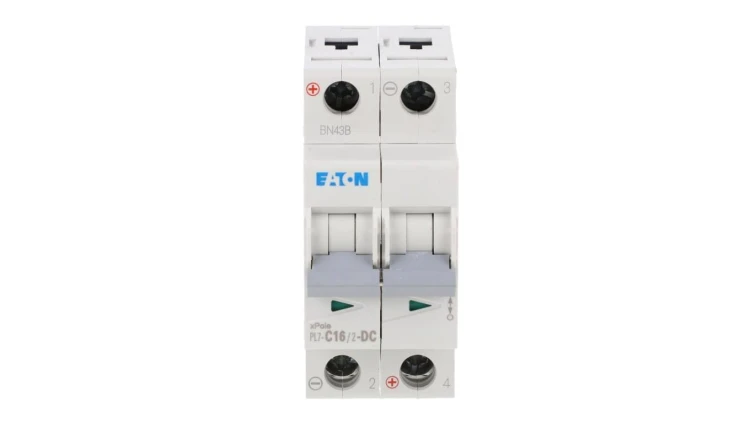 Wyłącznik nadprądowy 2P C 16A 10kA DC PL7-C16/2-DC 264902