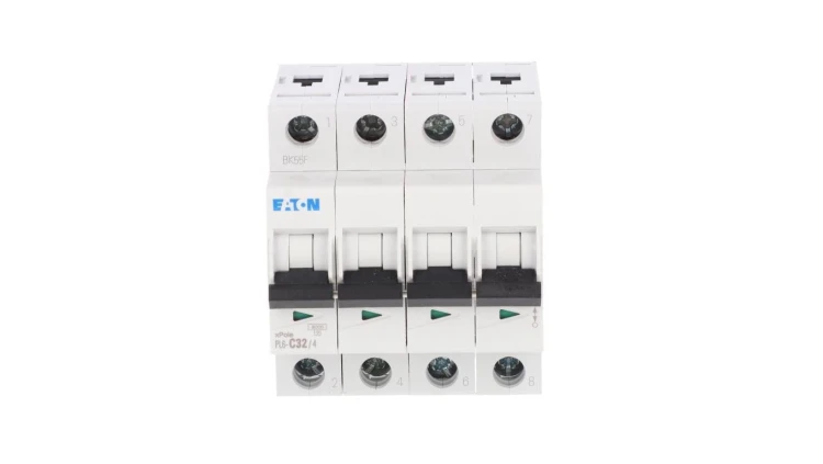 Wyłącznik nadprądowy 4P C 32A 6kA AC PL6-C32/4 166526