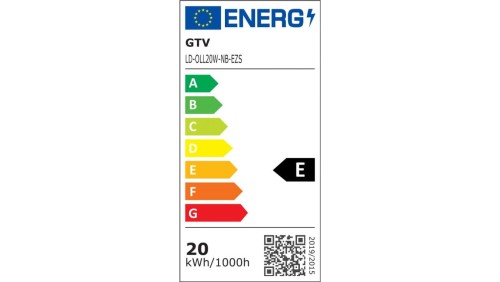 Oprawa liniowa LED ASPEN 20W 1800lm 4000K IP40 dł.60cm LD-OLL20W-NB