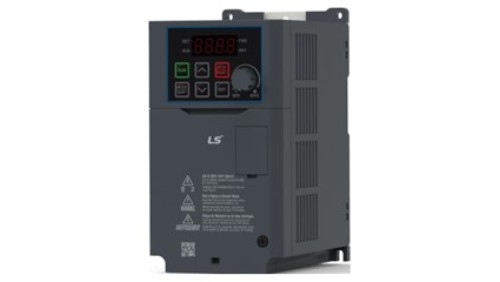 Przemiennik częstotliwości LSIS serii G100 0,75 kW 3x400V AC filtr EMC C3 klawiatura LED LV0008G100-4EOFN