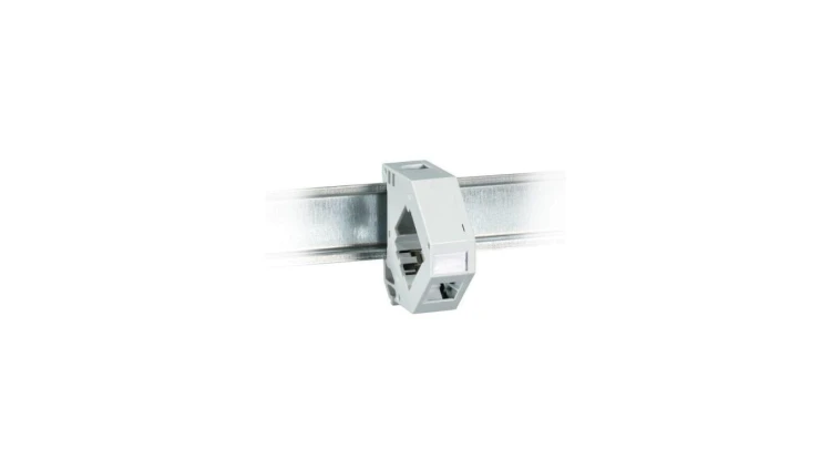 Uchwyt adapter na szynę DIN na moduł Keystone, 1 port