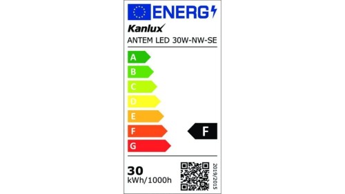 Projektor z czujnikiem ANTEM LED 30W-NW-SE B 2400lm 4000K barwa neutralna IP44 czarny 33207
