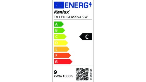 Świetlówka LED T8 G13 602mm GLASSv4 9W-CW 1440lm 6500K barwa zimna 3 lata Gwar. 33211