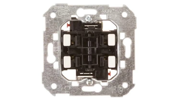 Simon 82 Łącznik schodowy podwójny mechanizm, szybkozłącza, 75397-39