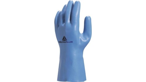 Rękawice z lateksu na wkładzie z dżerseju dł. 30 cm kolor niebieski rozmiar 10/11 MAIN VE920BL10