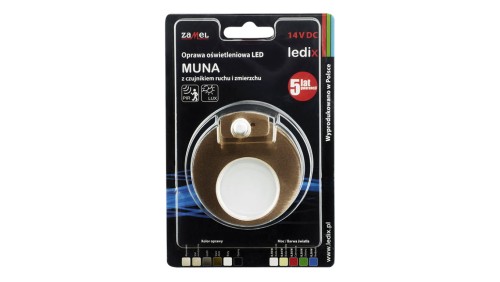 Oprawa schodowa LED Muna pt 14V DC regulowany czujnik ZLO biała neutralna LED10221647