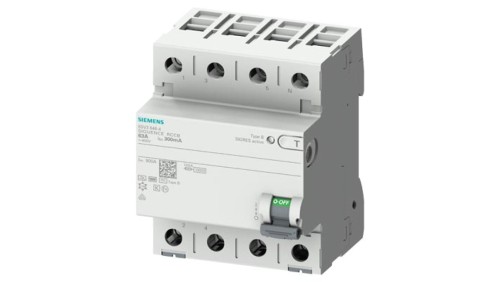 Wyłącznik różnicowoprądowy SENTRON 3+N-bieg. 25A 30mA Typ B 400V krótkozwłoczny 4mod 5SV3342-4