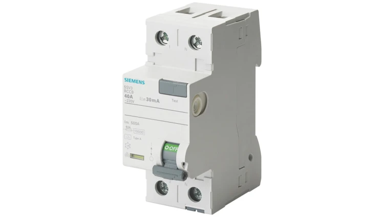 Wyłącznik różnicowoprądowy 2P 40A 30mA 230V typ F 5SV3314-3