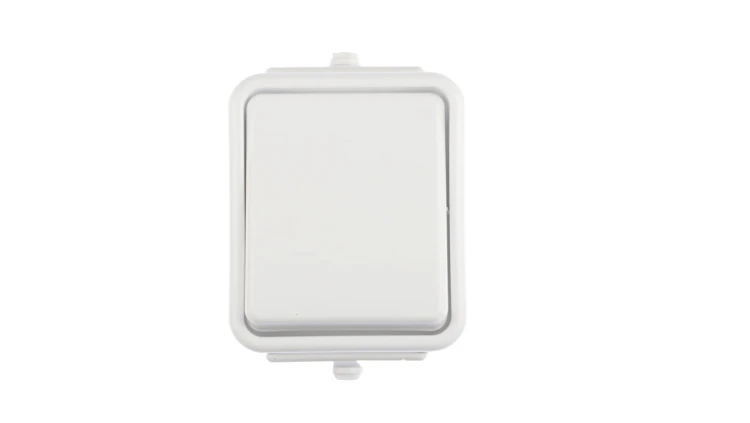 Cedar Łącznik jednobiegunowy hermetyczny IP44 10A biały WNt-100C WNT100C01