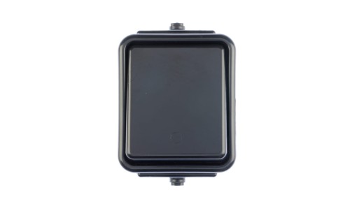 Cedar Łącznik jednobiegunowy hermetyczny IP44 10A czarny WNt-100C WNT100C05