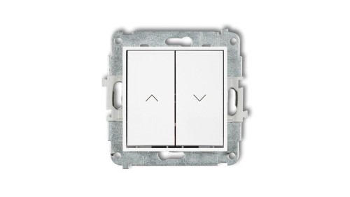MINI Mechanizm łącznika żaluzjowego z podtrzymaniem biały mat 25MWP-88