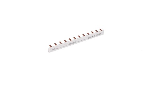 Szyna prądowa łączeniowa - sztyftowa 1-fazowa 63A 12 modułów 10 mm² 81995006