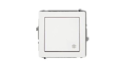 DECO Mechanizm łącznika krzyżowego, biały mat 25DWP-6
