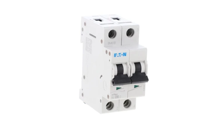 Wyłącznik nadprądowy 2P D 8A 15kA AC FAZ-D8/2 278778
