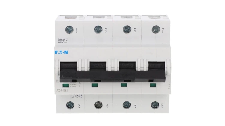 Wyłącznik nadprądowy 4P D 63A 25kA AC AZ-4-D63 174546