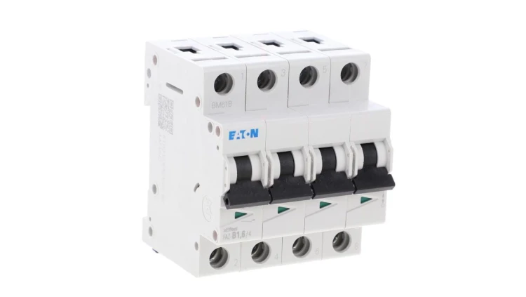 Wyłącznik nadprądowy 4P B 1,6A 15kA AC FAZ-B1,6/4 279022