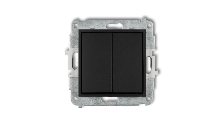 ICON Mechanizm łącznika świecznikowego czarny mat 12IWP-2