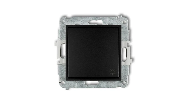 ICON Mechanizm łącznika zwierny światło czarny mat 12IWP-5