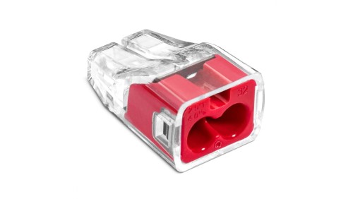 Szybkozłączka SCP2 B10 IDEALNA wtykowa do drutów i wielodrutów 2-torowa 4mm² 32A 450V 88001001 /10 szt./