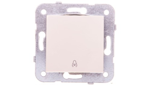 Karre Przycisk Z Symbolem Dzwonek, Kolor Krem / 90963706